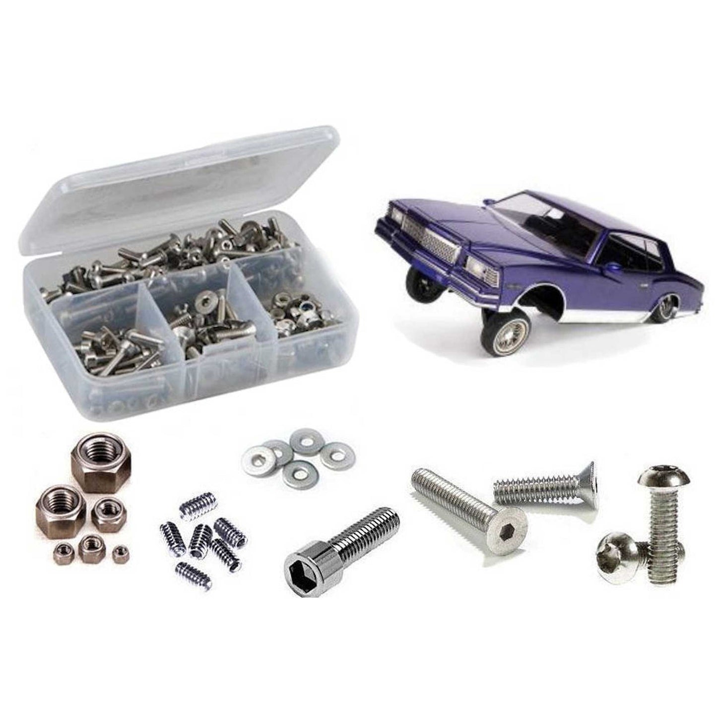 Stainless Steel Screw Kit for 1/10 Redcat 1979 Monte Carlo (RCZRER075)
