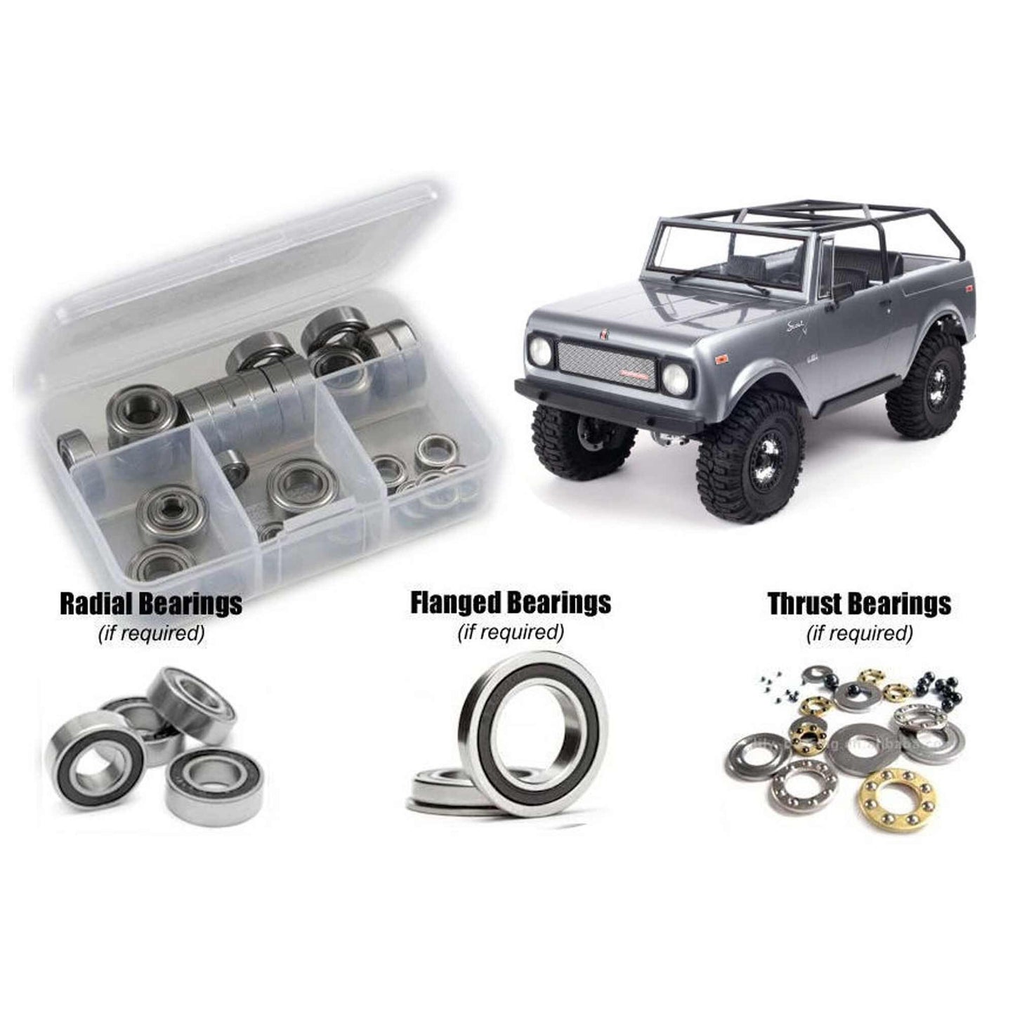 Redcat Racing Gen 9 Scout 800A Rubber Shielded Bearing Kit (RCZRER079R)
