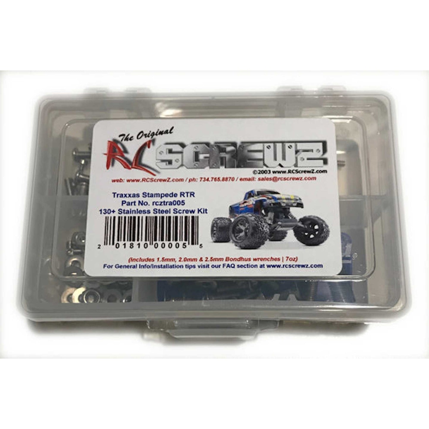 Stainless Steel Screw Set for Traxxas Stampede (RCZTRA005)