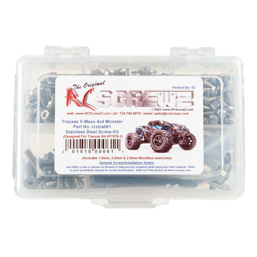 Stainless Steel Screw Kit for Traxxas X-Maxx (RCZTRA061)
