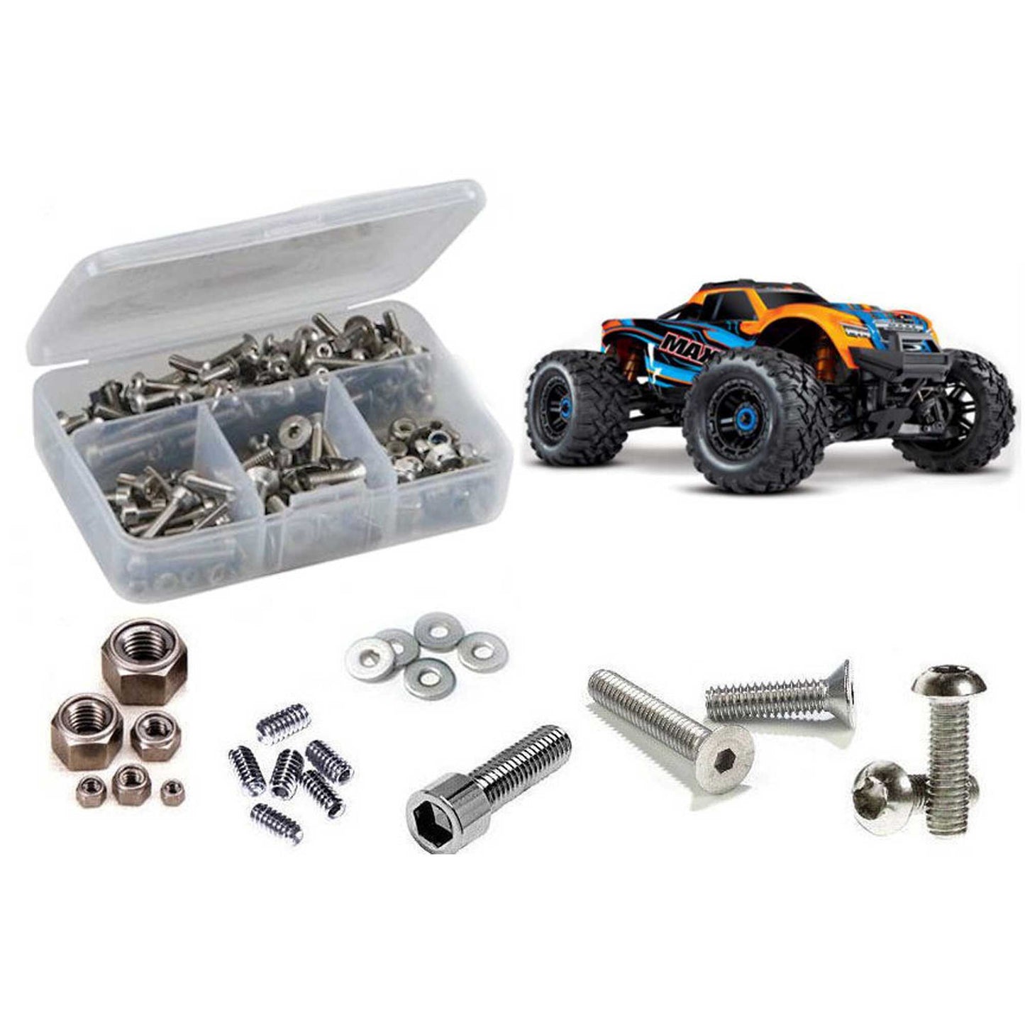 Stainless Steel Screw Kit for 1/10 Traxxas Maxx (RCZTRA089)