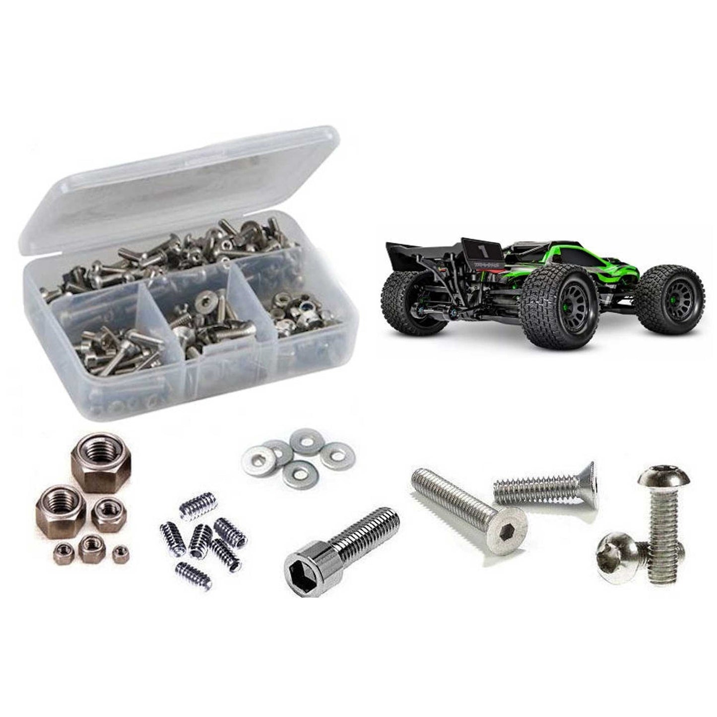 Stainless Steel Screw Kit for 1/6 Traxxas XRT (RCZTRA107)