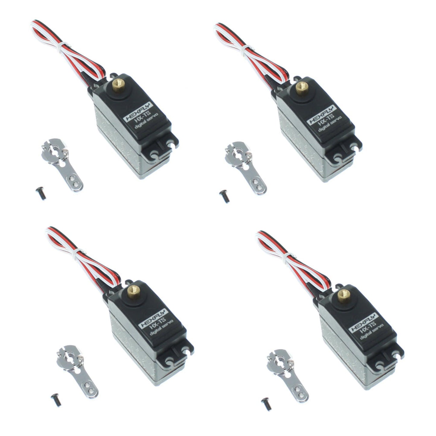 Torque Spec Servo 4-Pack with Metal Horns (RER21283)