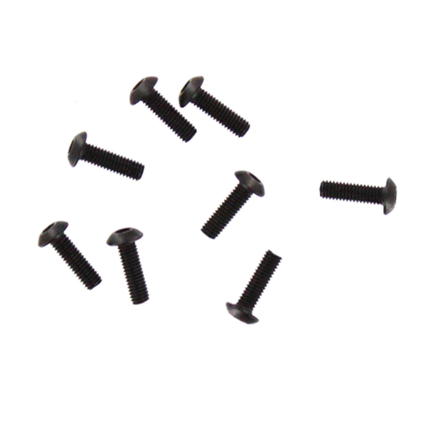 3x10mm Button Head Hex Machine Thread Screws (Pack of 8) (RER50100)