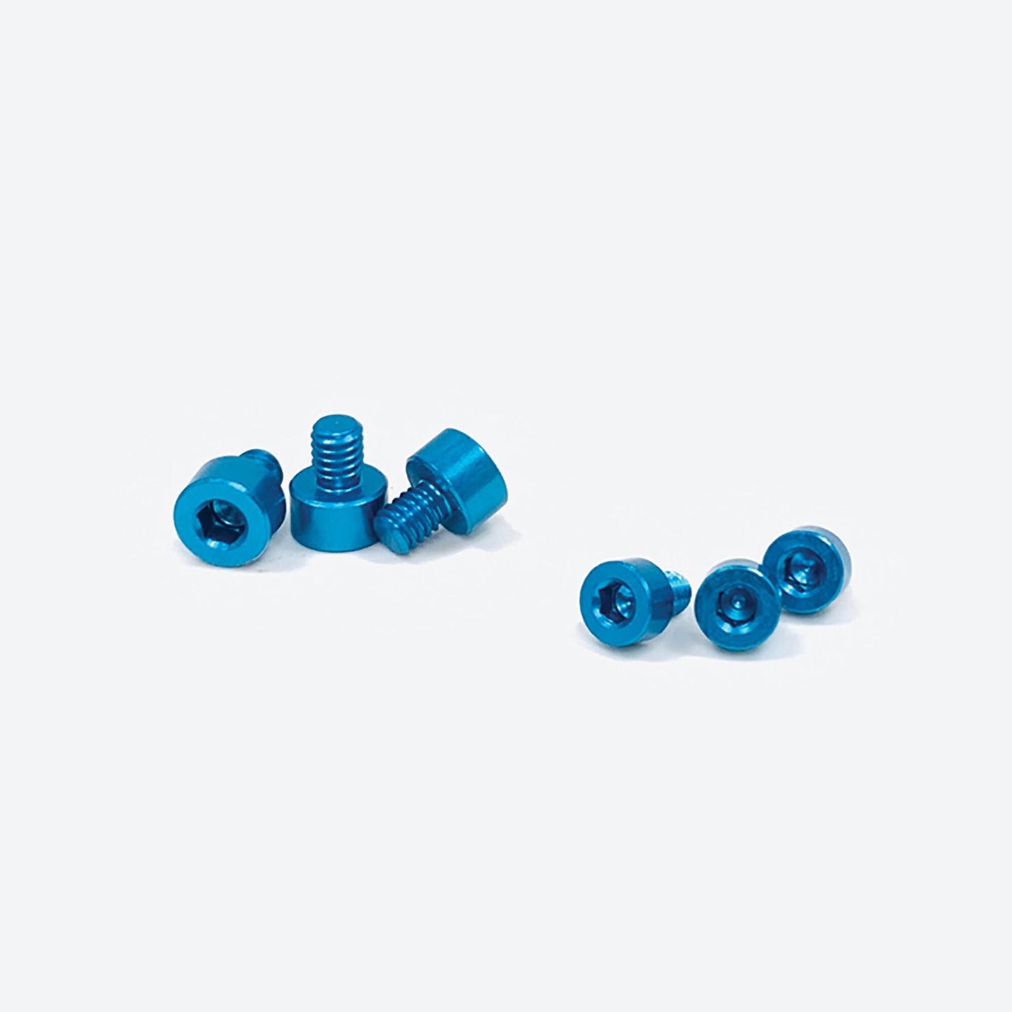 X-Factor Aluminum Screw Kit Blue 5mm and 6mm (REV1131B)