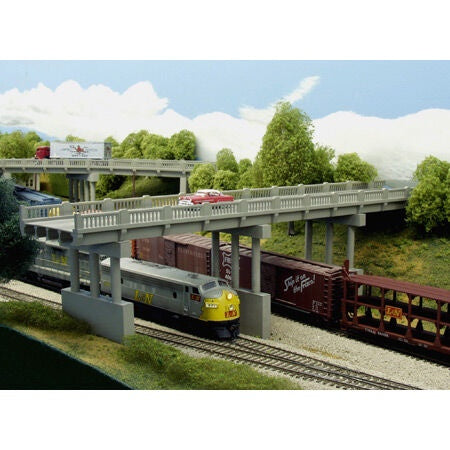 HO 150' Early Highway Overpass with 4 Piers (RIX103)