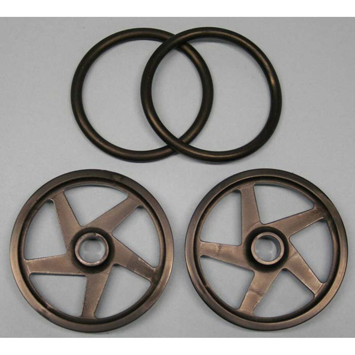 2 inch Black O-Ring Wheels (2 Pack) (RJS2502)