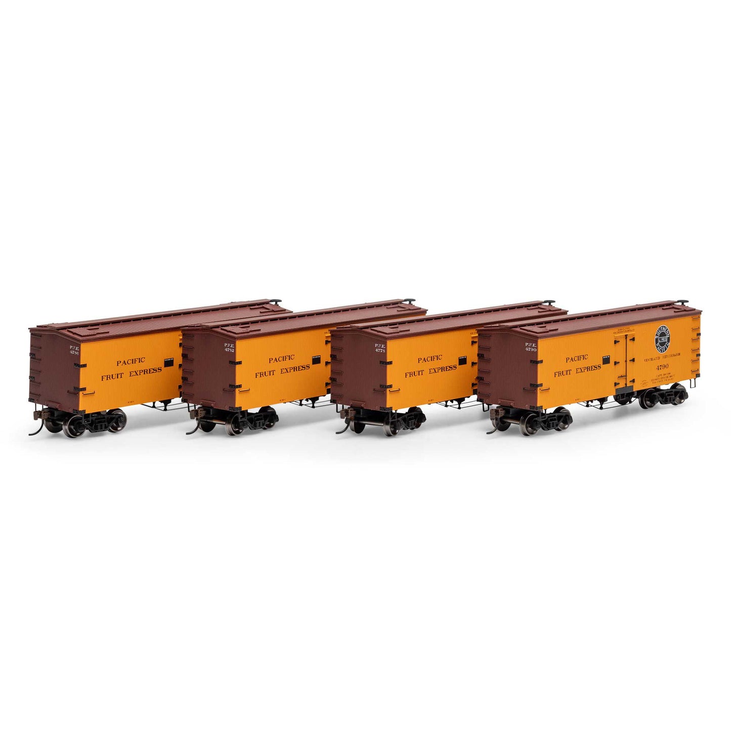 HO 36' Wood Reefer PFE #4778 #4782 #4786 #4790 (RND-1002)