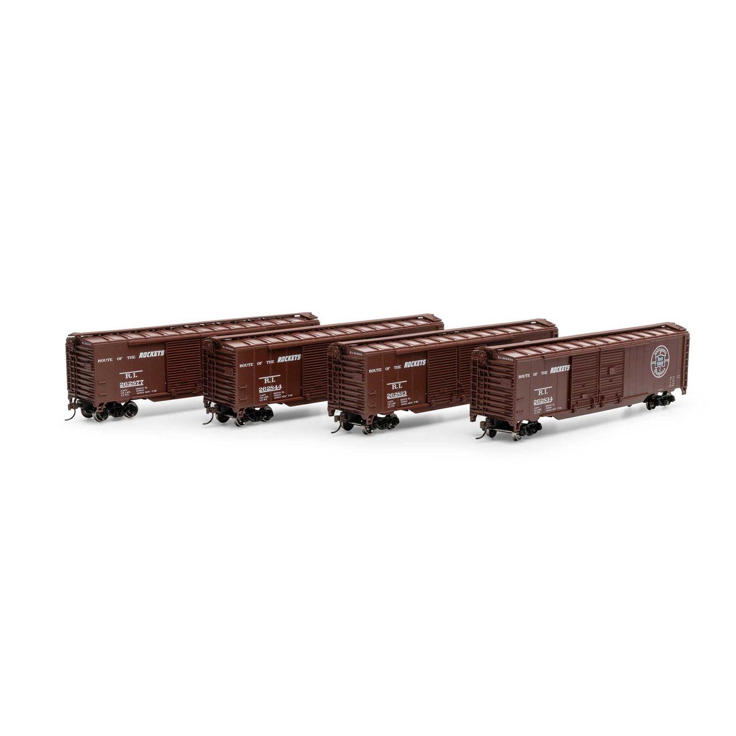 HO PS-1 Double Sliding Door Box Car Rock Island '100 Years of Service' (RND-1008)