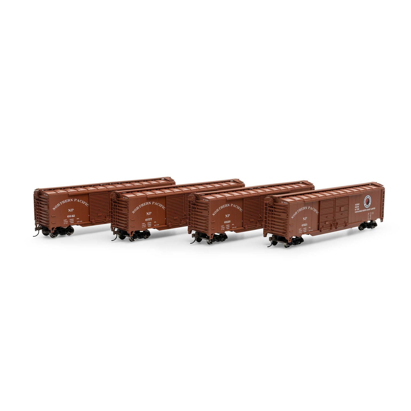 HO PS-1 Double Sliding Door Box Car NP #6523 #6526 #6777 #6942 (RND-1014)