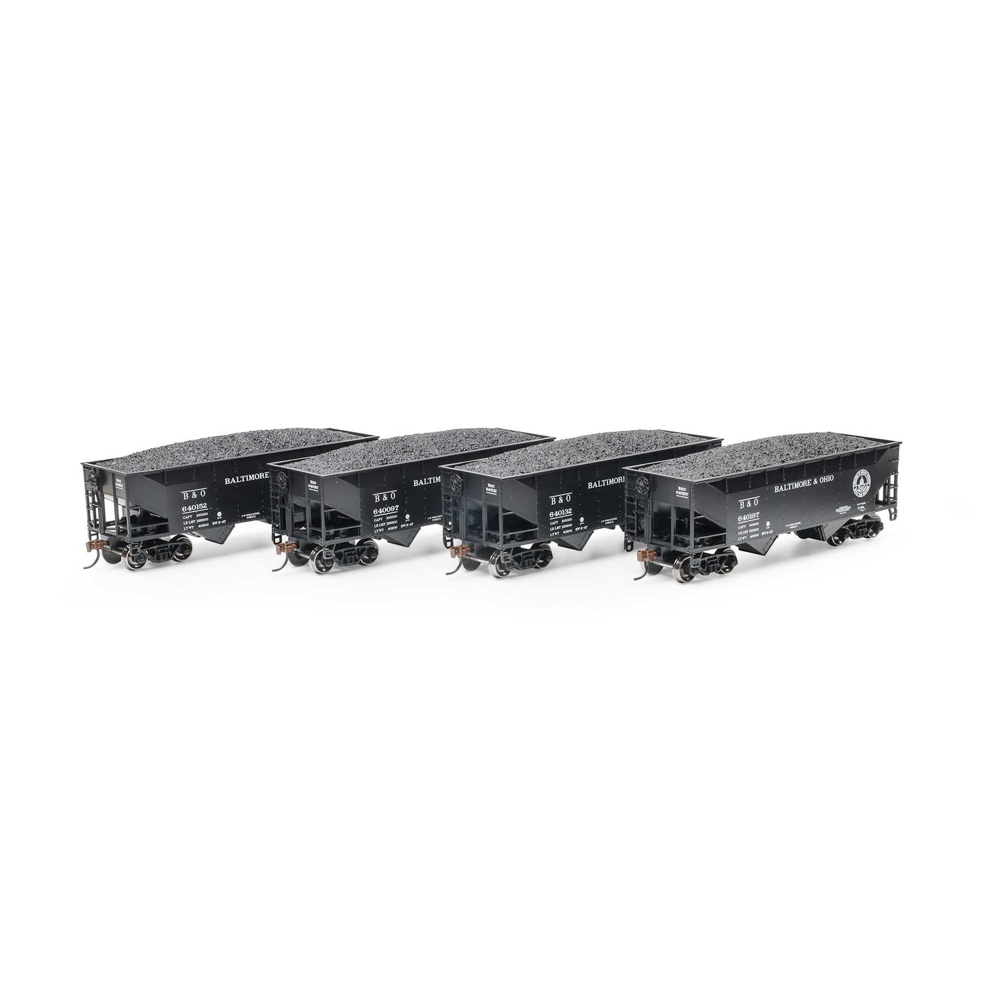 HO 34' 2-Bay Offset Hopper with Coal Load (RND-1018)