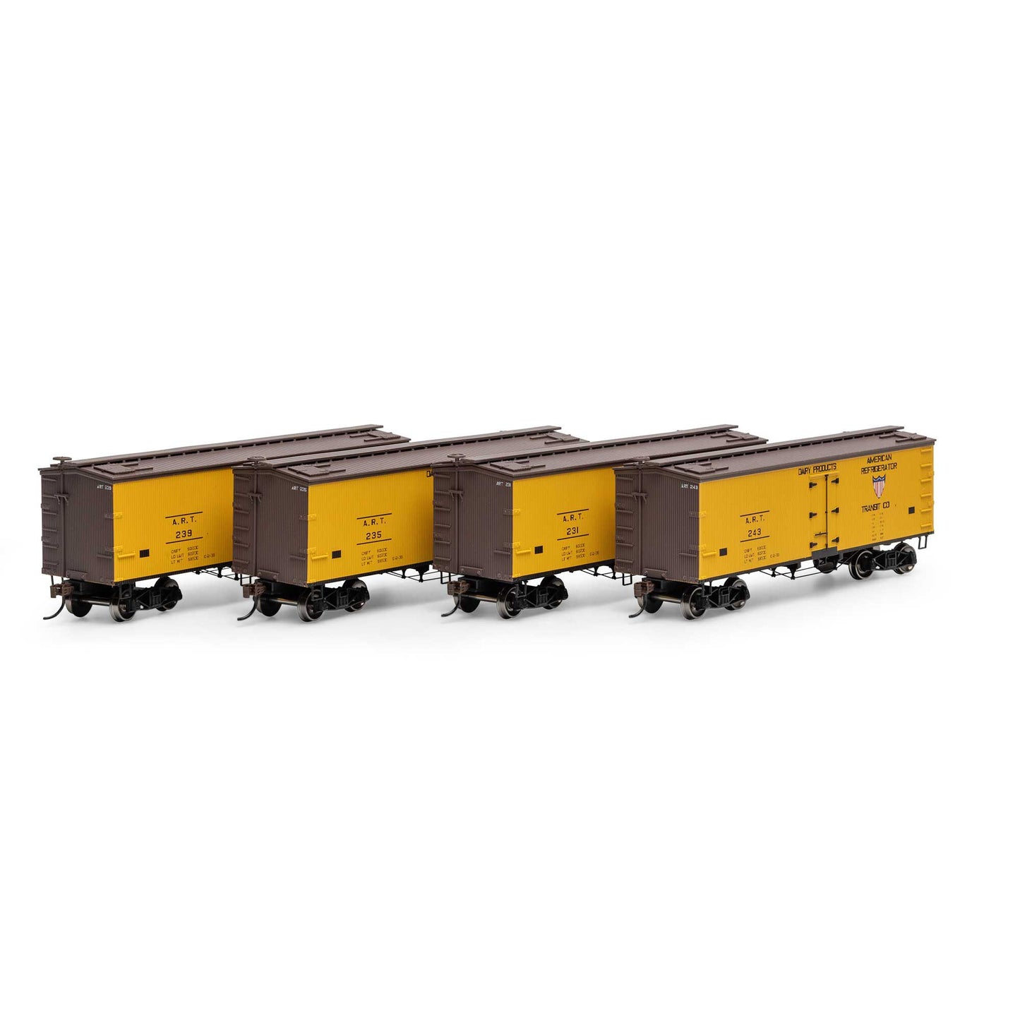 HO 36' Wood Reefer Model Boxcar (RND-1024)