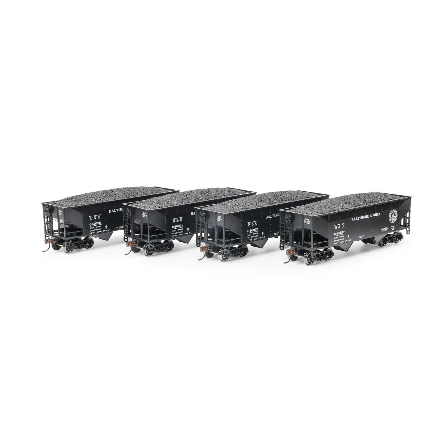 HO 34' 2-Bay Offset Hopper with Coal Load (RND-1037)