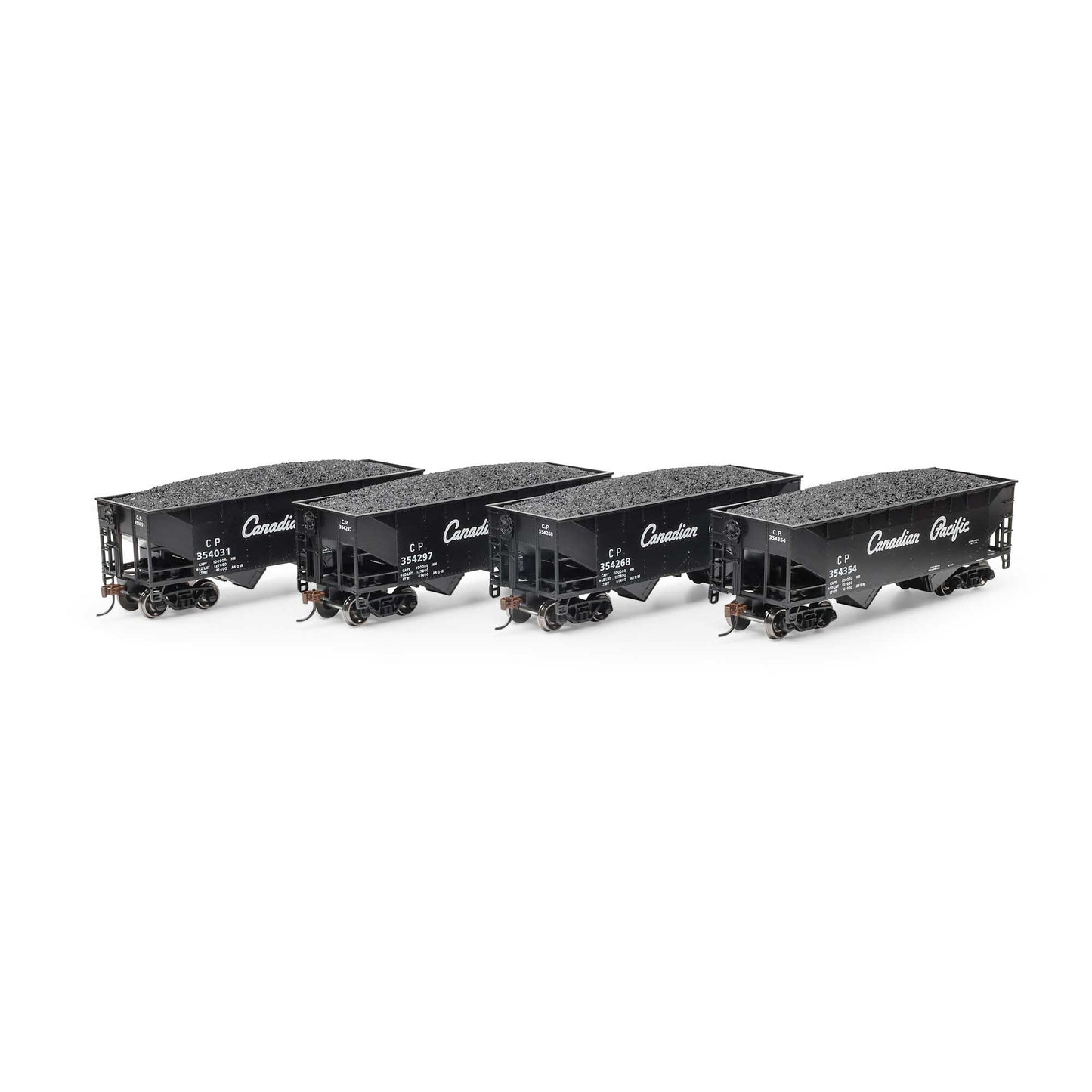 HO 34' 2-Bay Offset Hopper with Coal Load (RND-1038)