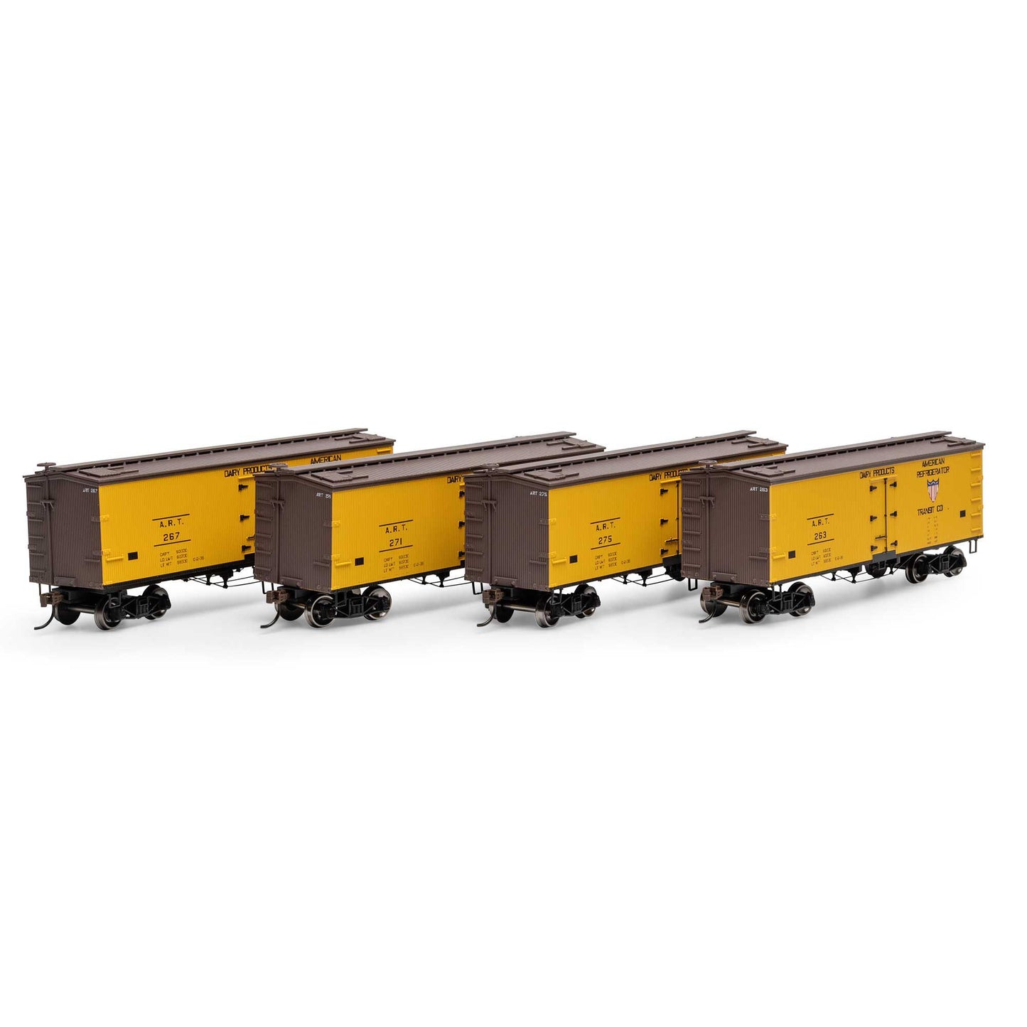 HO 36' Wood Reefer Model Boxcar (RND-1044)