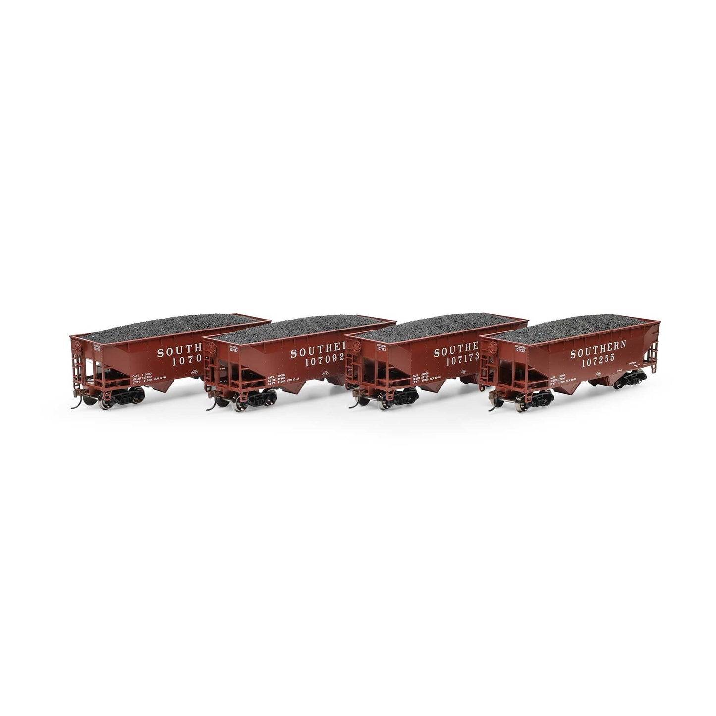 HO 34' 2-Bay Offset Hopper with Coal Load (RND-1048)