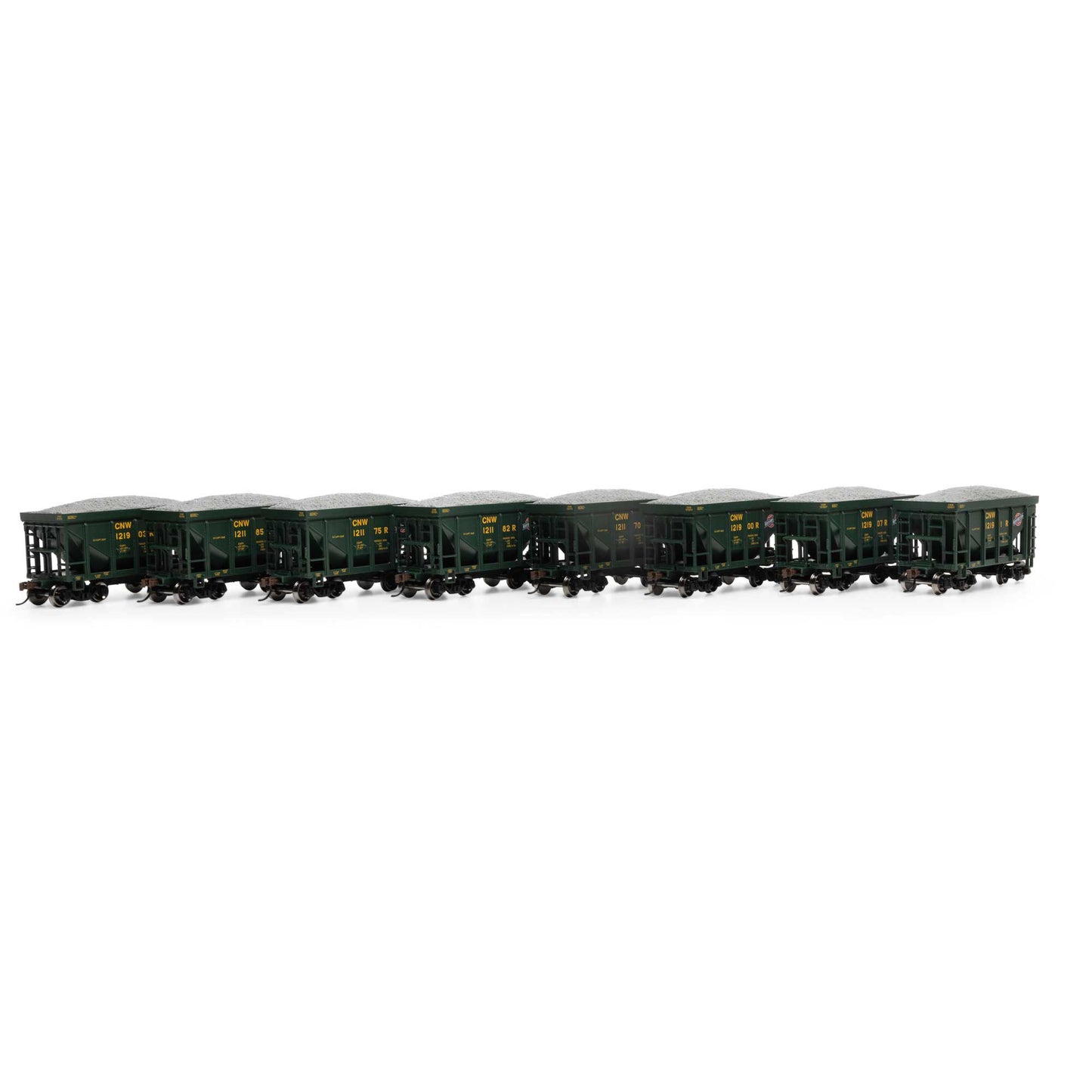 HO 24' Ore Car with Load, CNW Road Numbers (RND-1171)