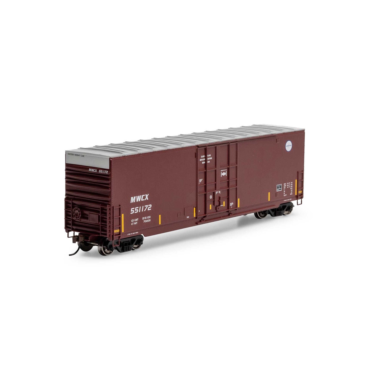 HO 50' High-Cube Smooth Side Box Car (RND-1181)