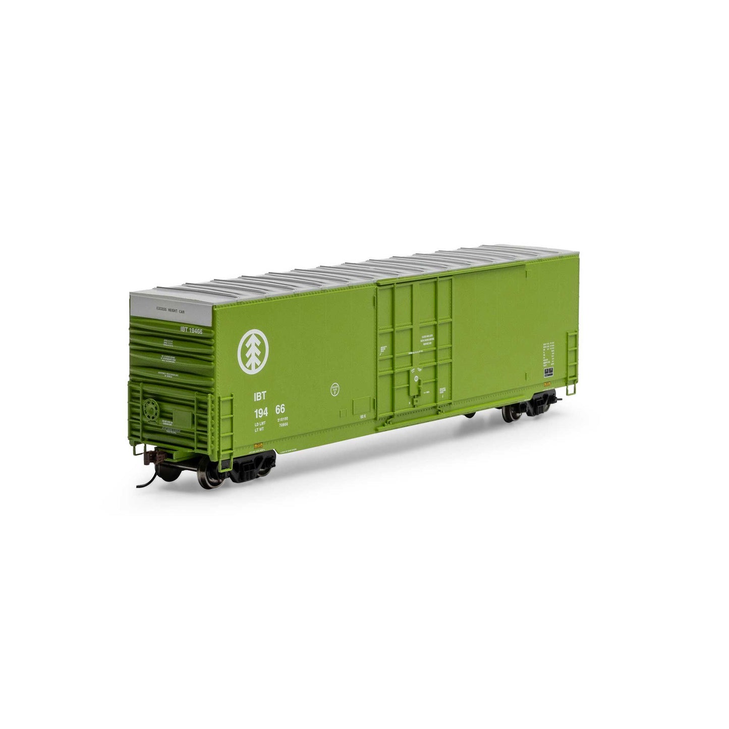 HO 50' High-Cube Smooth Side Box Car (RND-1187)