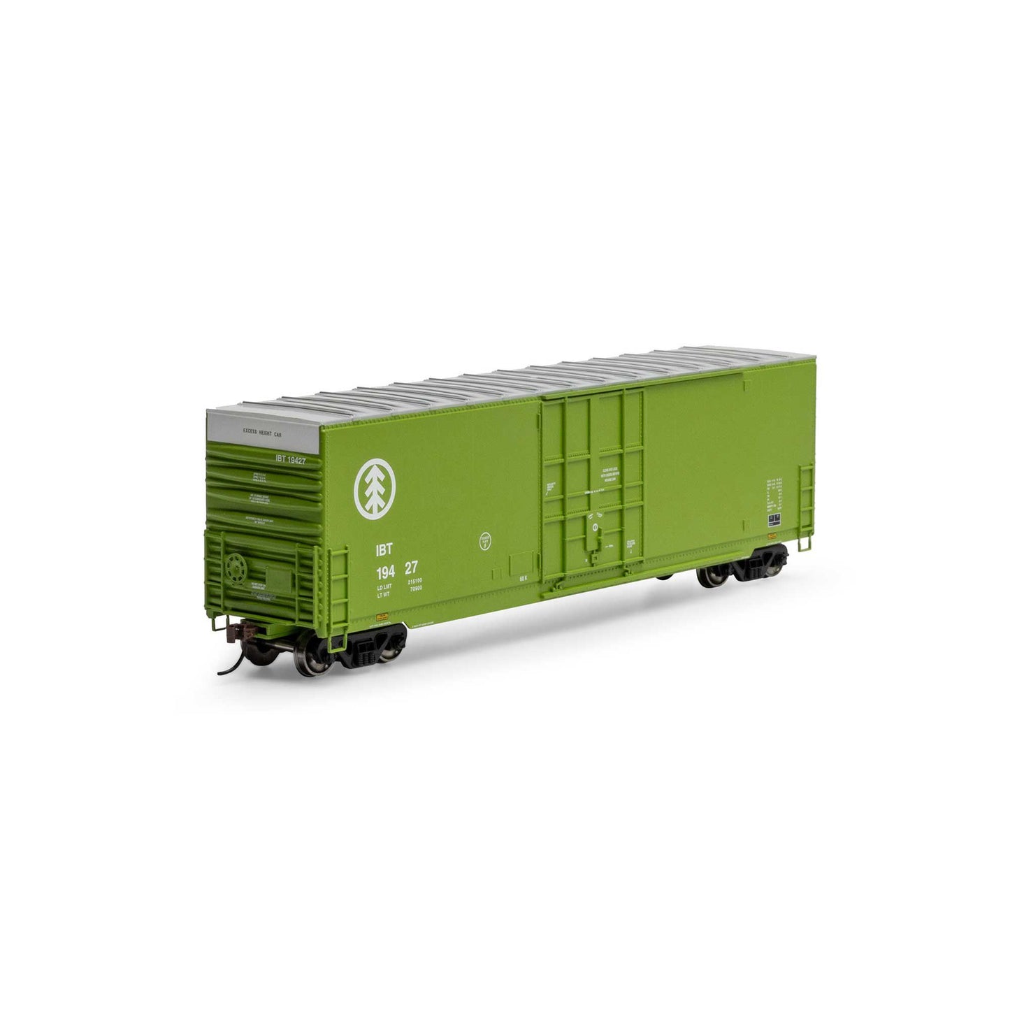HO 50' High-Cube Smooth Side Box Car (RND-1189)