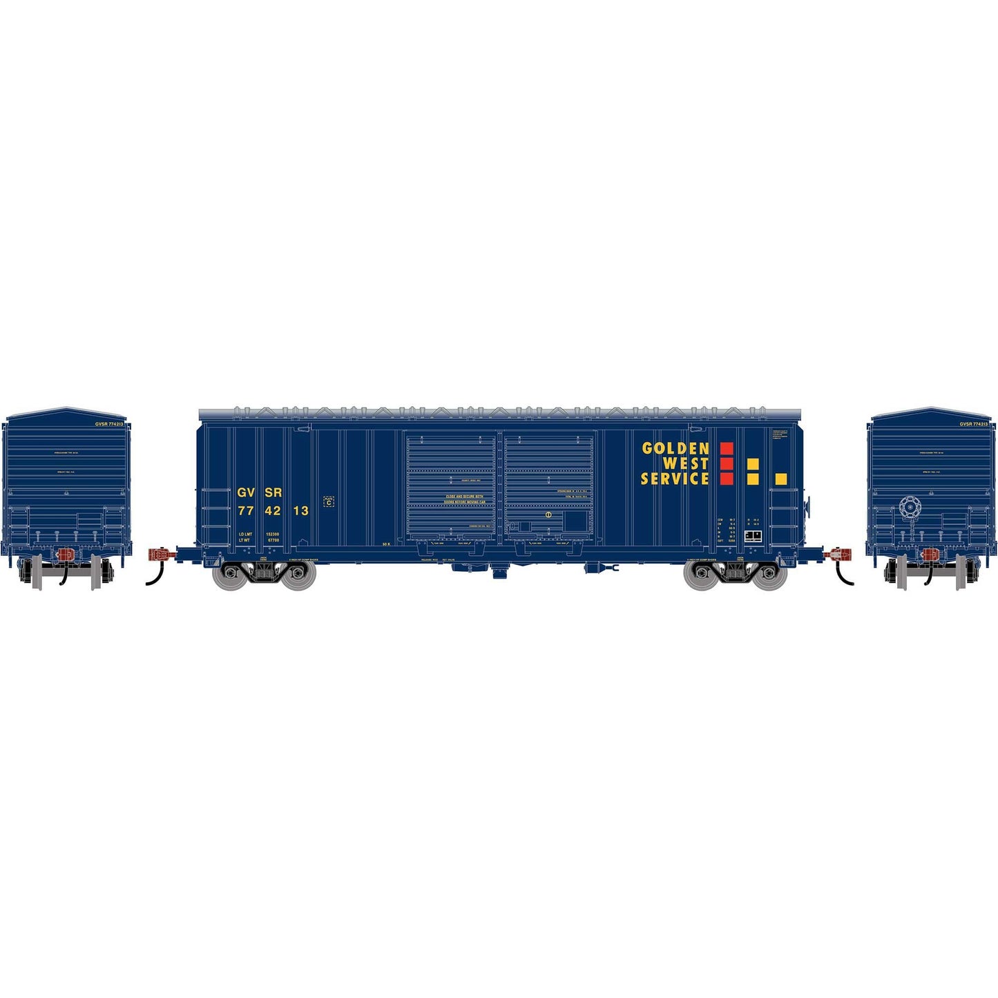 HO 50' FMC 5283 Double Door Box Car (RND-1364)