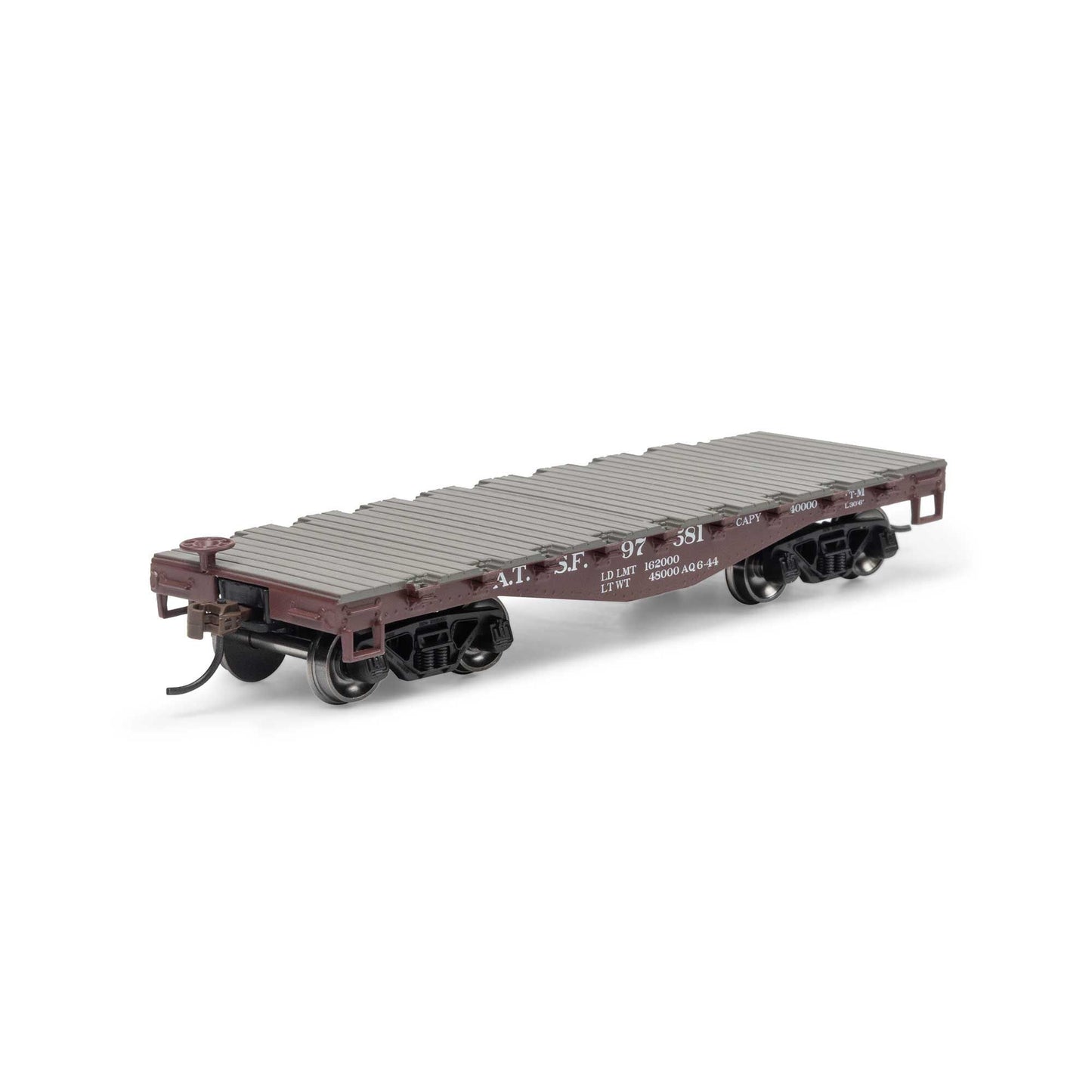 HO 30' Old Time Flat Car ATSF #97581 (RND-1456)