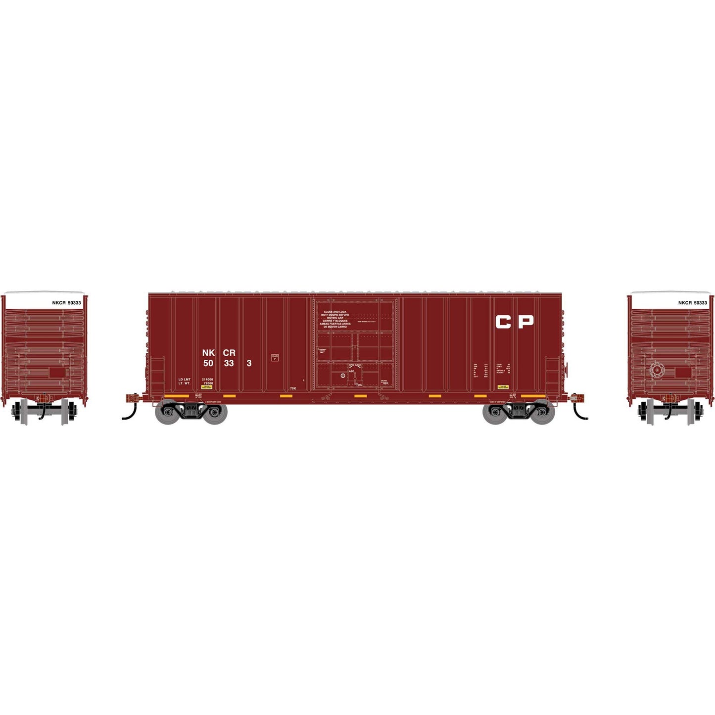 HO 50' High Cube Plug Door Box Car (RND-2076)