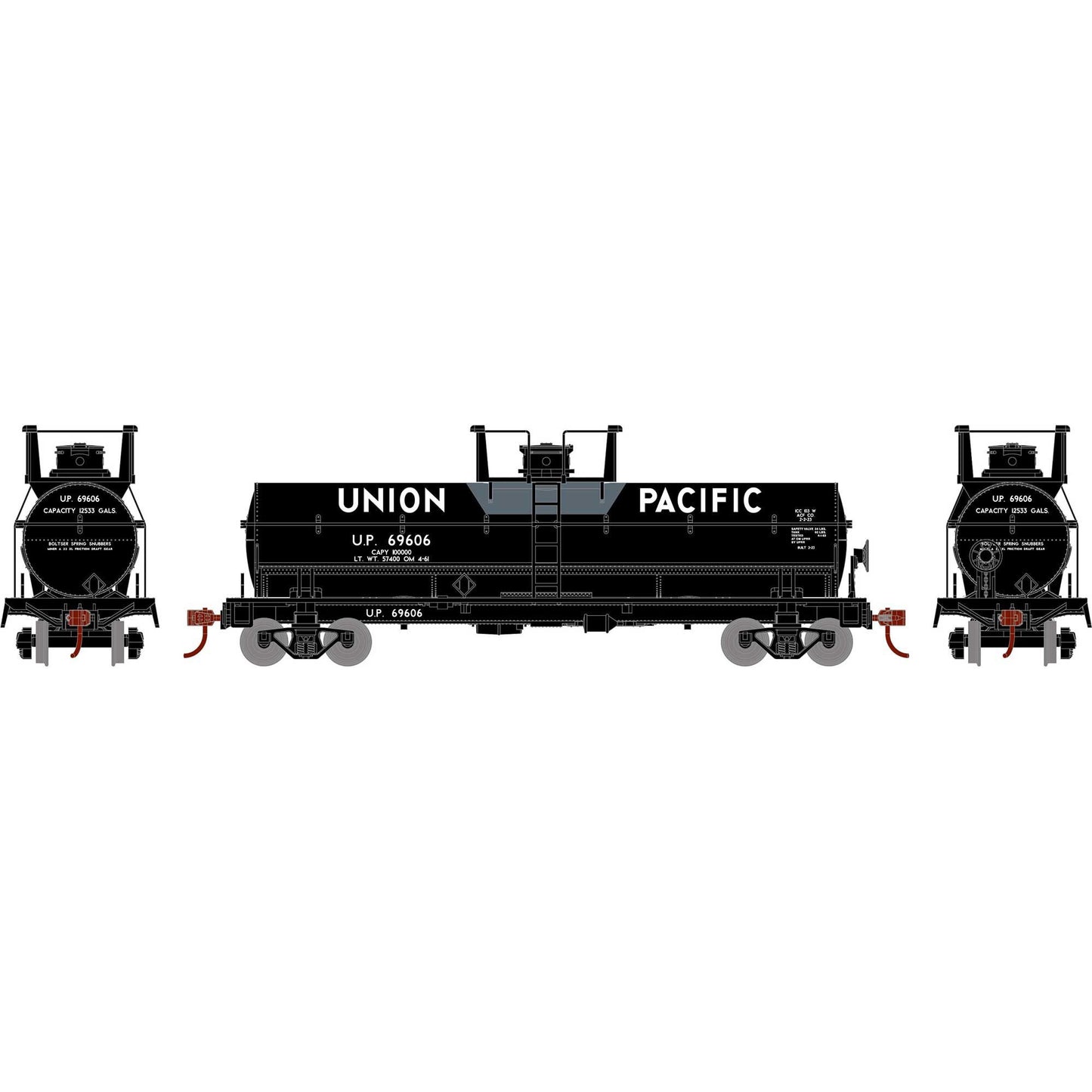 HO Chemical Tank Union Pacific #69606 Plastic Model (RND73005)