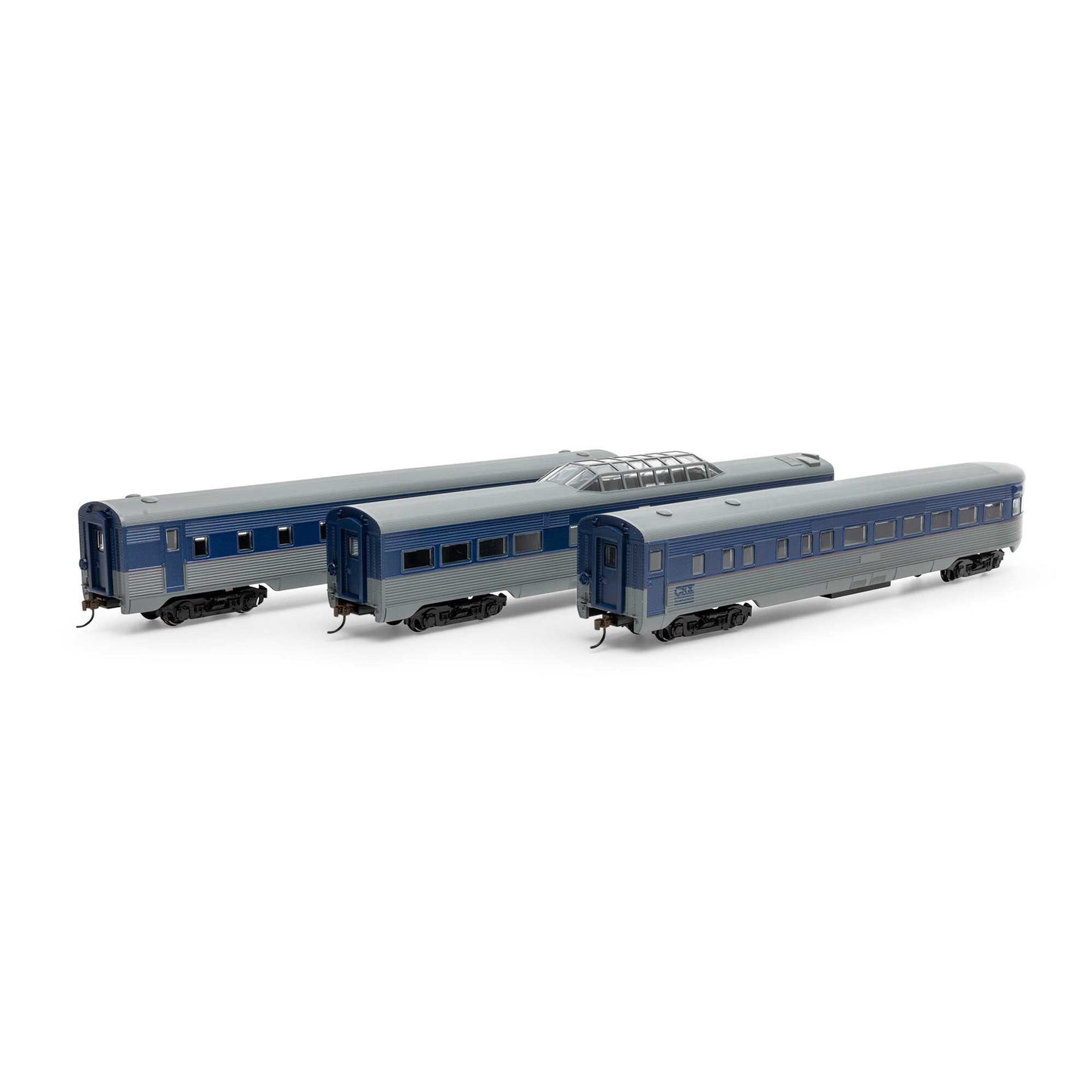 HO Streamline Passenger Cars Set CSXT (Diner, Dome, Observation) (RND79125)