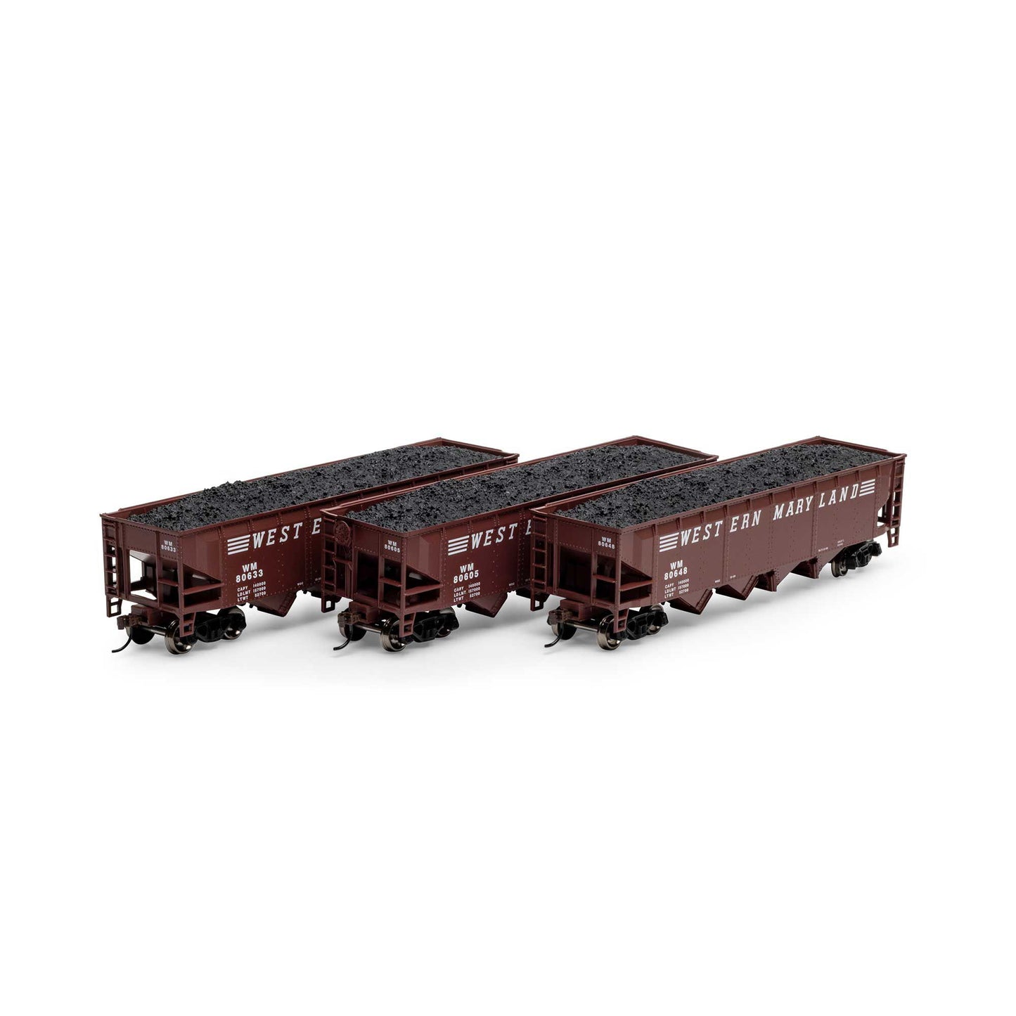 HO 40' 4-Bay Offset Hopper with Load Plastic Model Kit (RND88181)