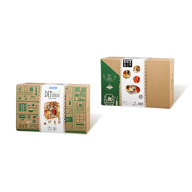 Sam's Study Library Miniature Wooden Model Kit (ROEDG102)