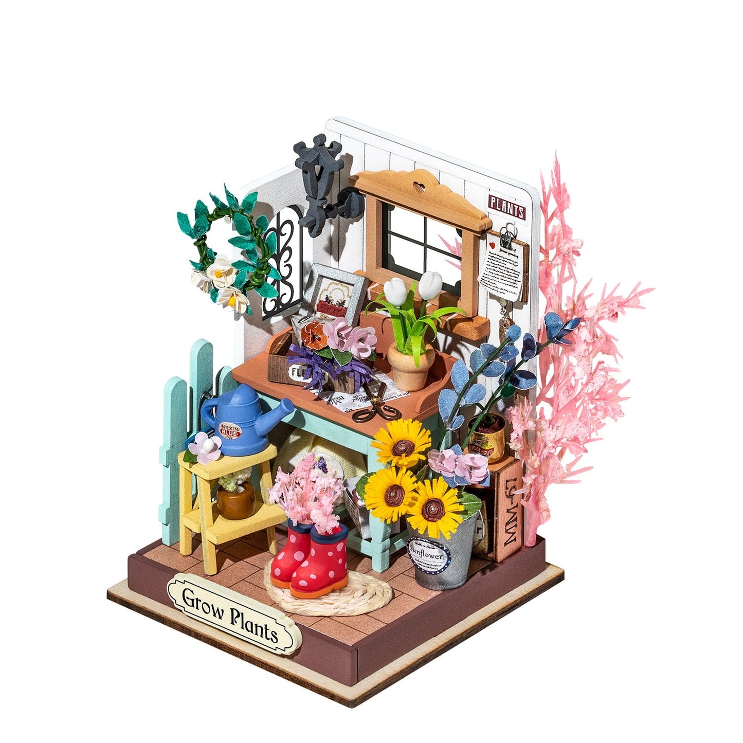 Dreaming Terrace Garden Miniature Wooden Model Kit (ROEDS030)