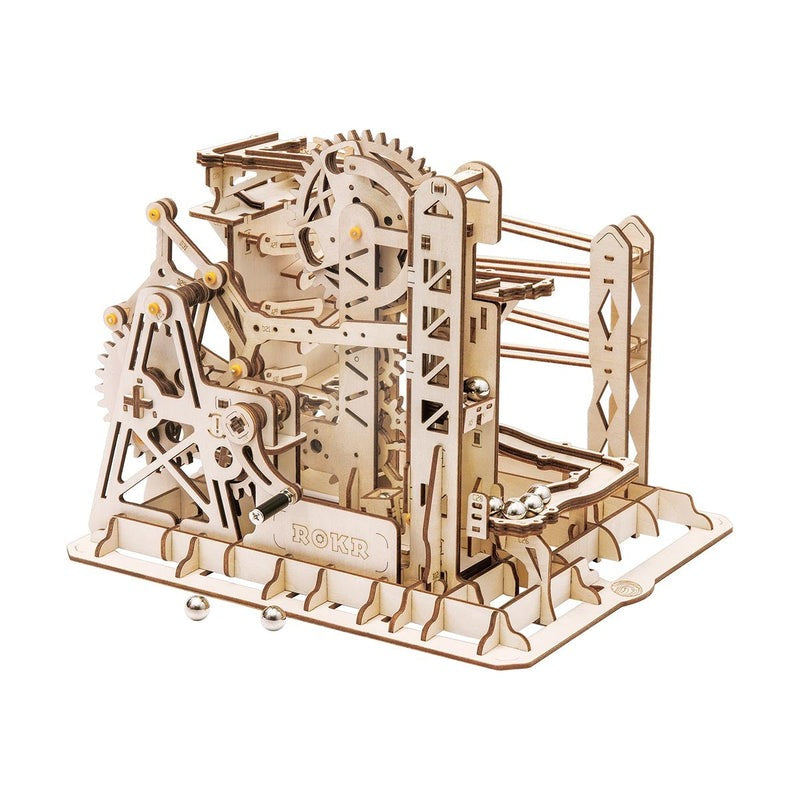 Marble Explorer Swingback Wall Marble Run Working Wooden Model Kit (ROELG503)