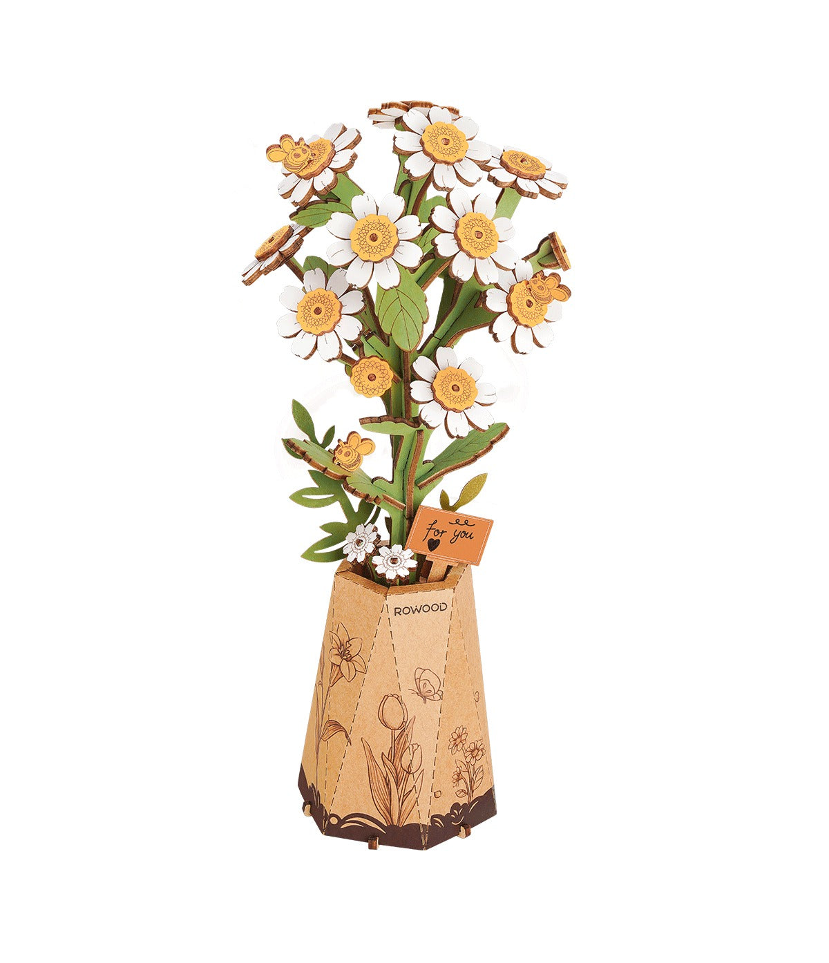 Chamomile Craft Bloom Wooden Model Kit (ROETW061)