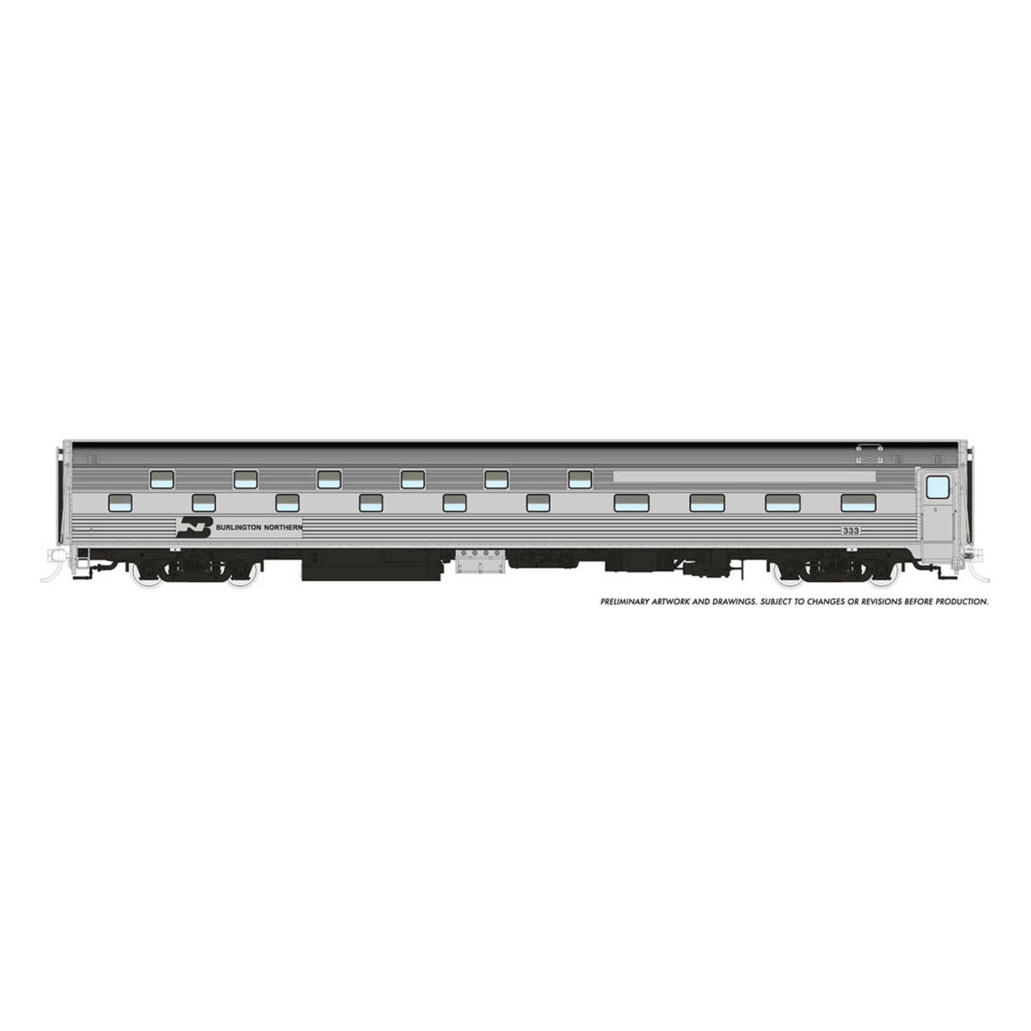 HO Budd Slumbercoach Model (RPI141015)