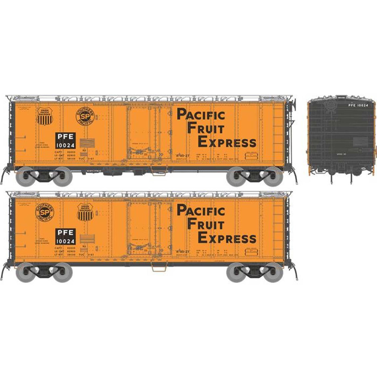 HO PFE R-40-27 Reefer Plastic Model (RPI196006)