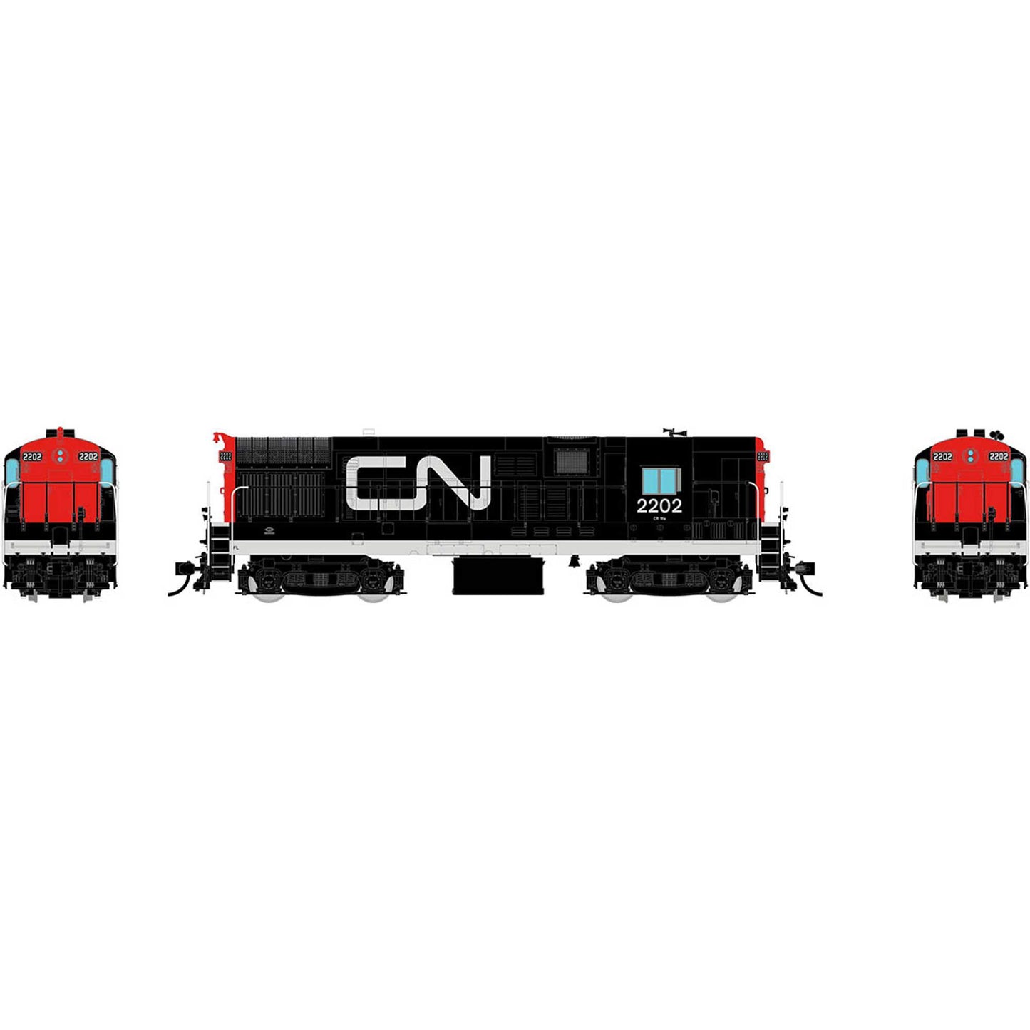 HO Scale H16-44 DC/DCC/S CN Wet Noodle #2213 (RPI44536)
