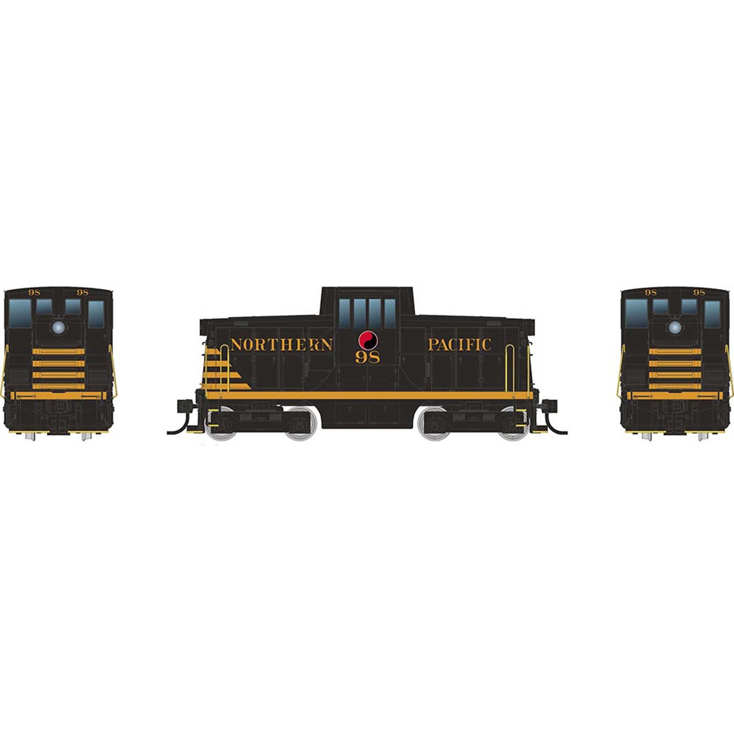 HO GE 44 Tonner Switcher Locomotive with DCC and Sound (RPI48520)