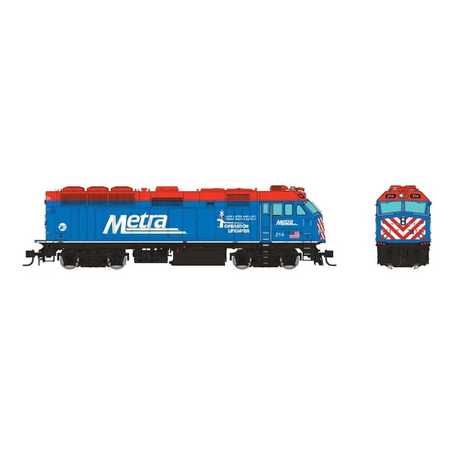 N F40PHM-2 Metra Blue Scheme Locomotive (RPI583004)
