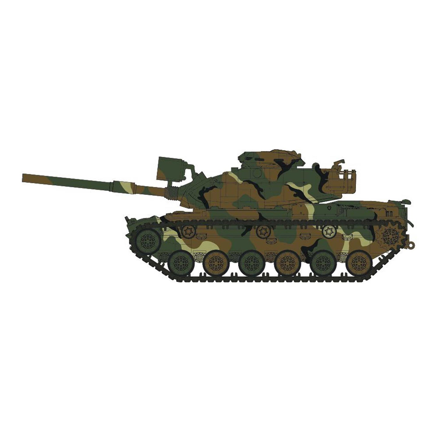 HO M60A1 Tank Model MERDC Winter (RPI804003)