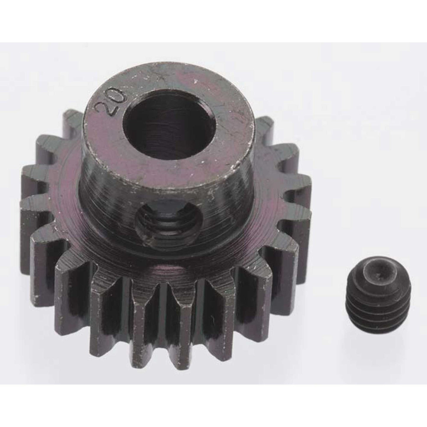 Extra Hard 20 Tooth Blackened Steel 32p Pinion 5mm (RRP8620)