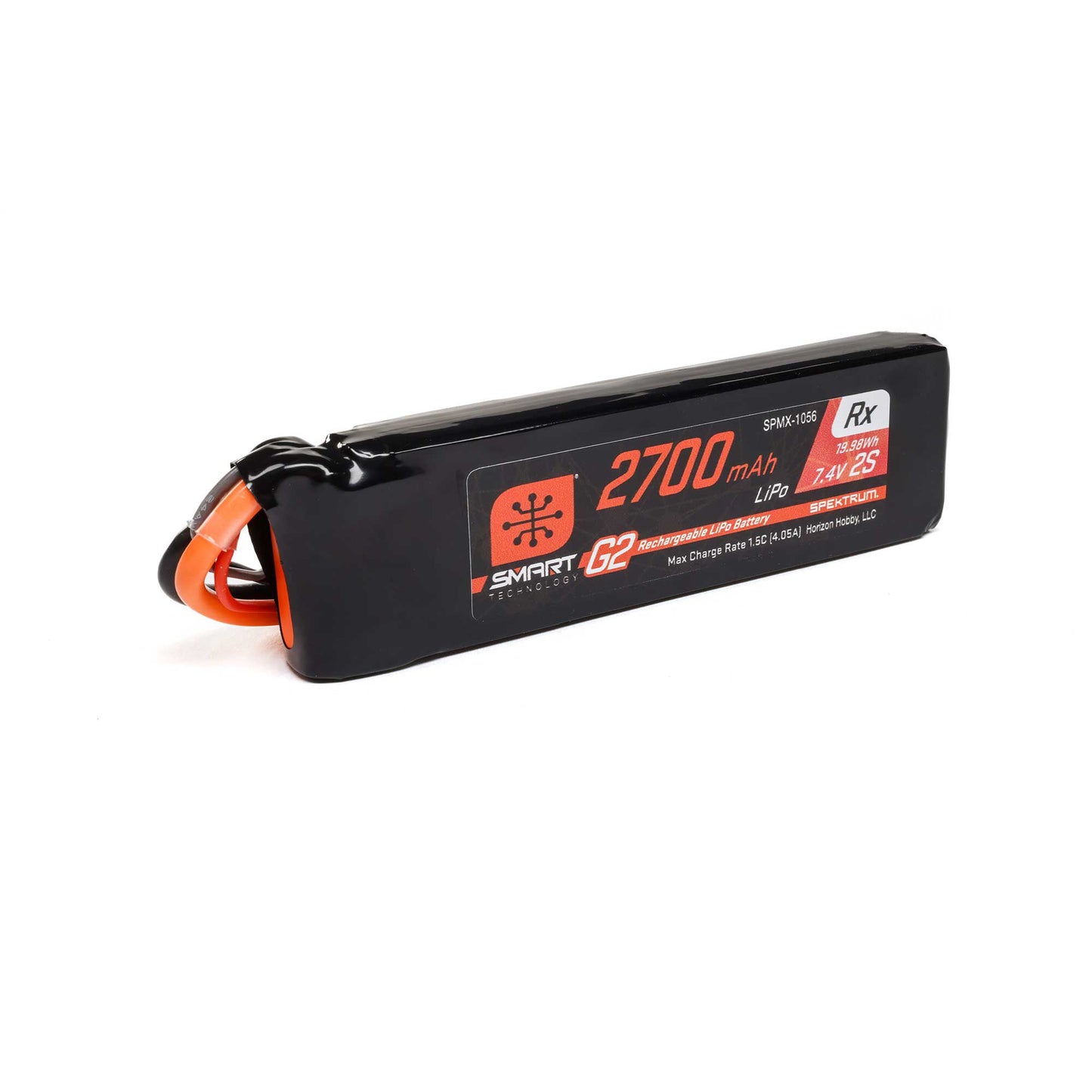 2700mAh 7.4V 15C 2S Smart G2 LiPo Receiver Battery Pack (SPMX-1056)_4