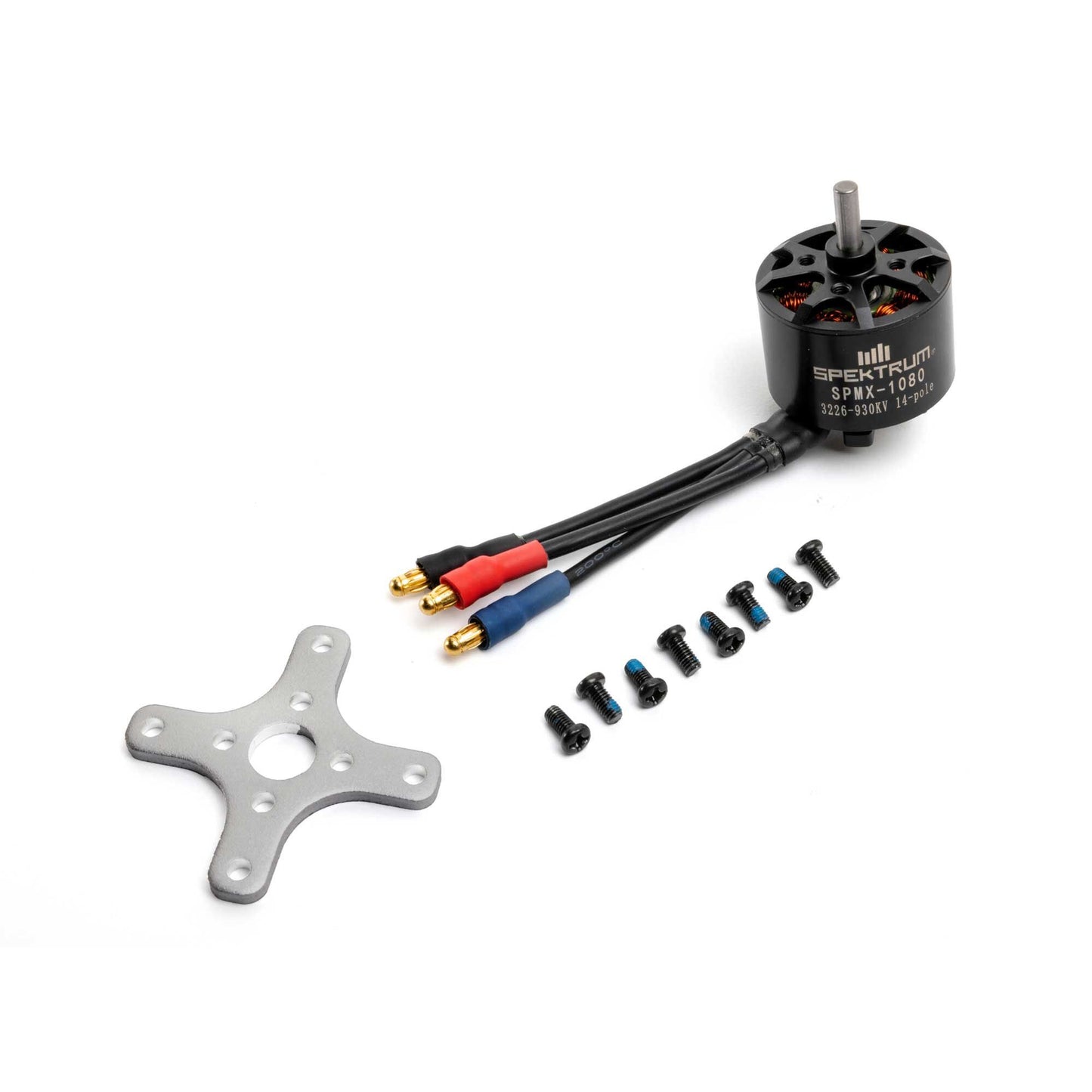 3226 Brushless Motor 930Kv 14-Pole with Mount Plate (SPMX-1080)