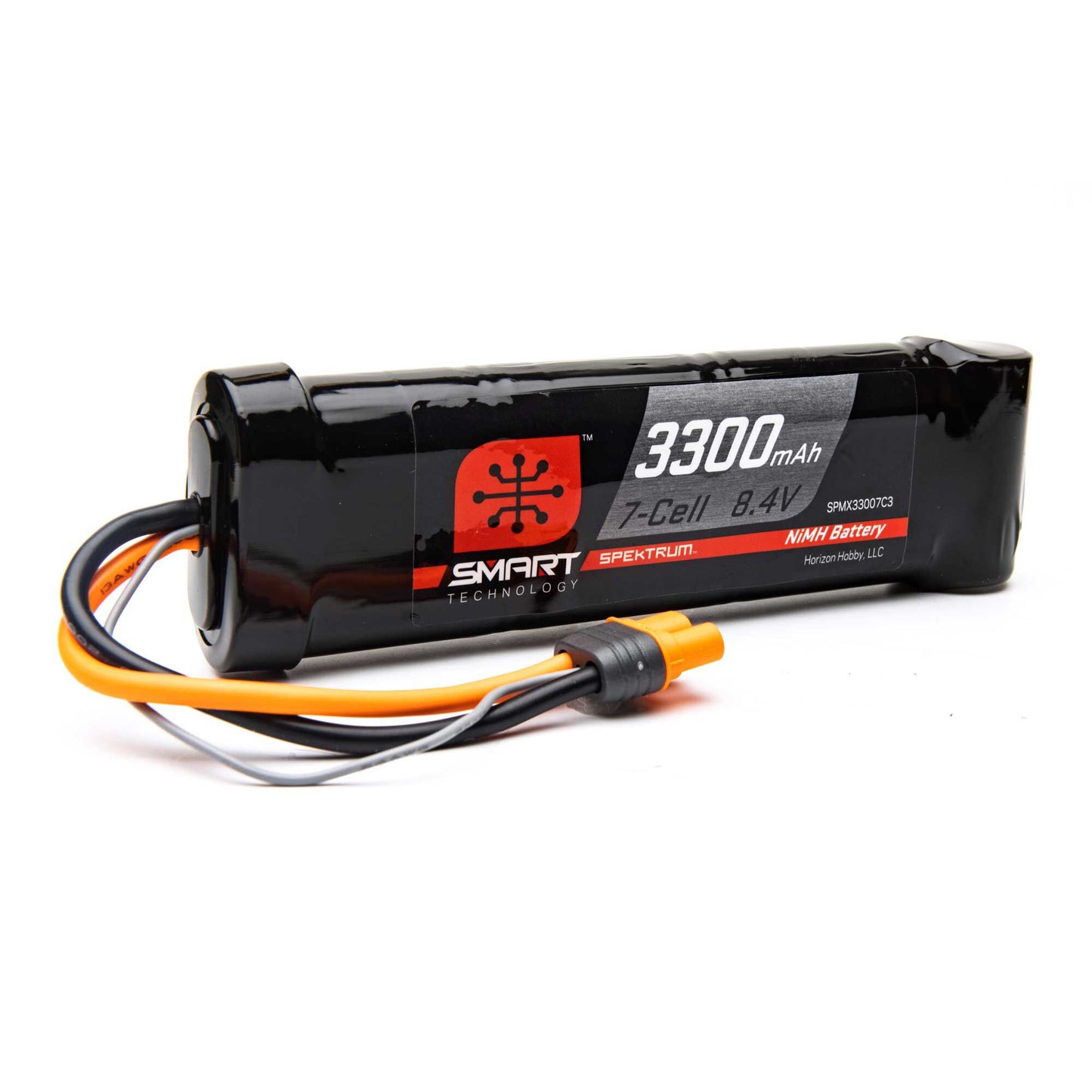 3300mAh 8.4V 7-Cell Smart Flat NiMH Battery Pack with IC3 Plug (SPMX33007C3)_1