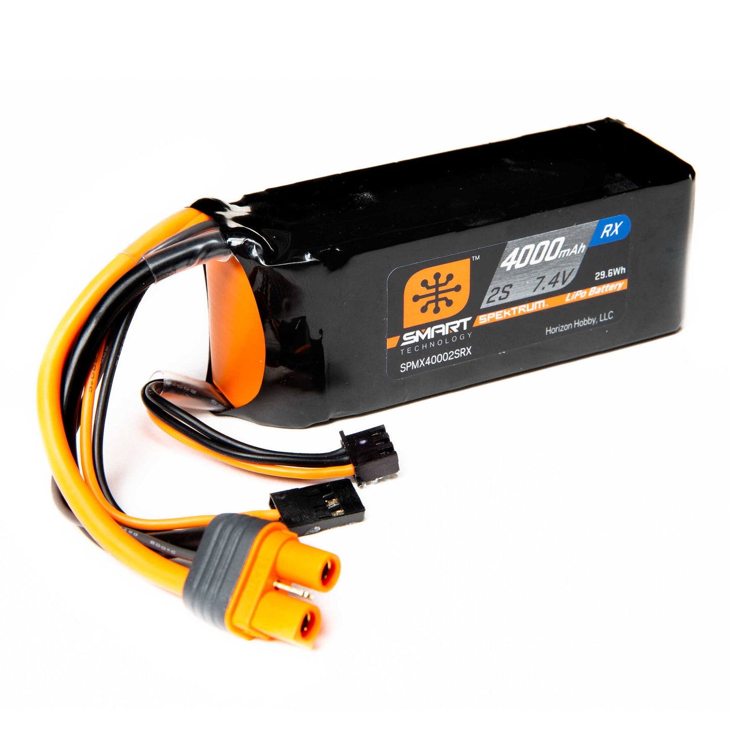 4000mAh 7.4V 2S Smart LiPo Receiver Pack (SPMX40002SRX)_1