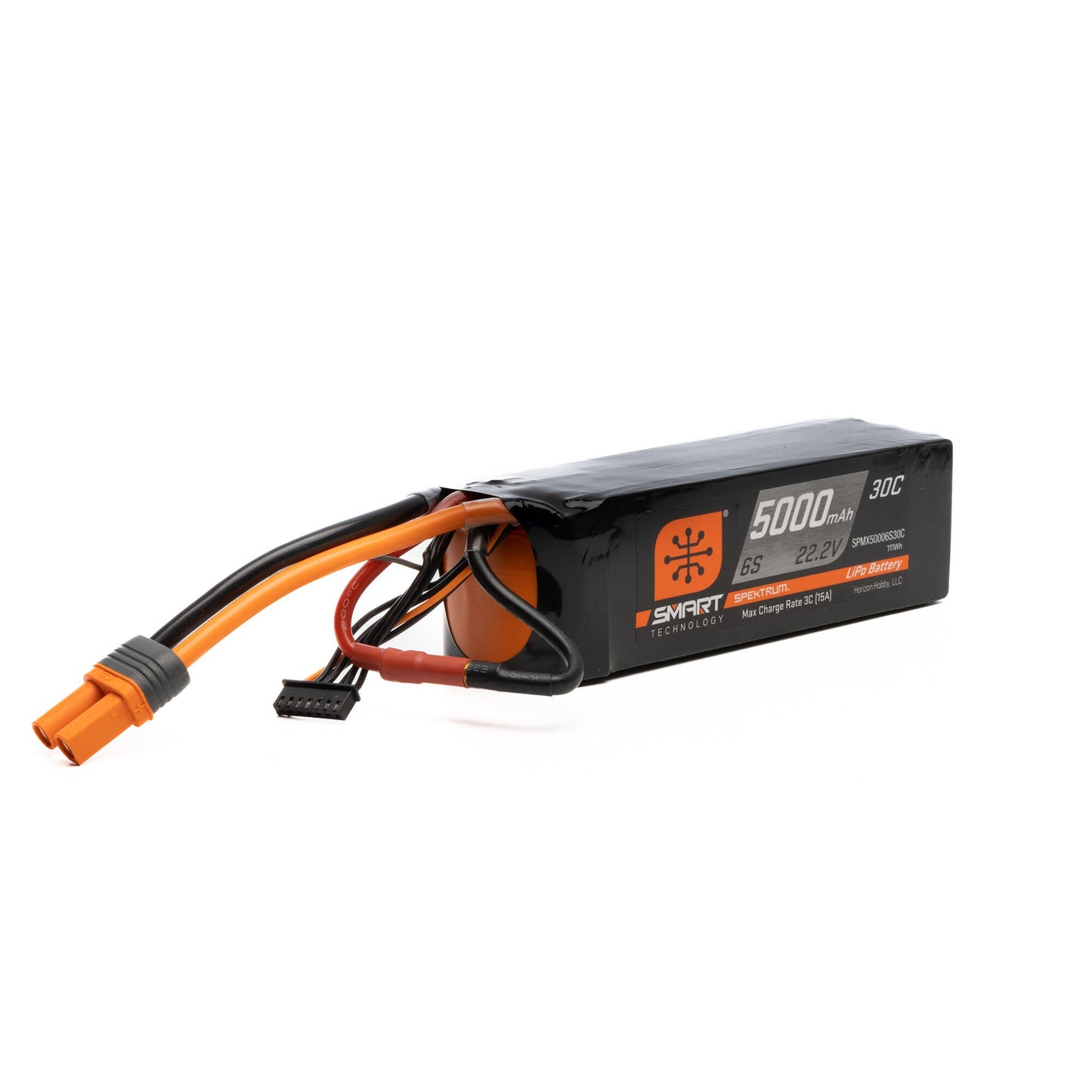Spektrum Smart LiPo 5000mAh 6S 22.2V Battery (SPMX50006S30C)