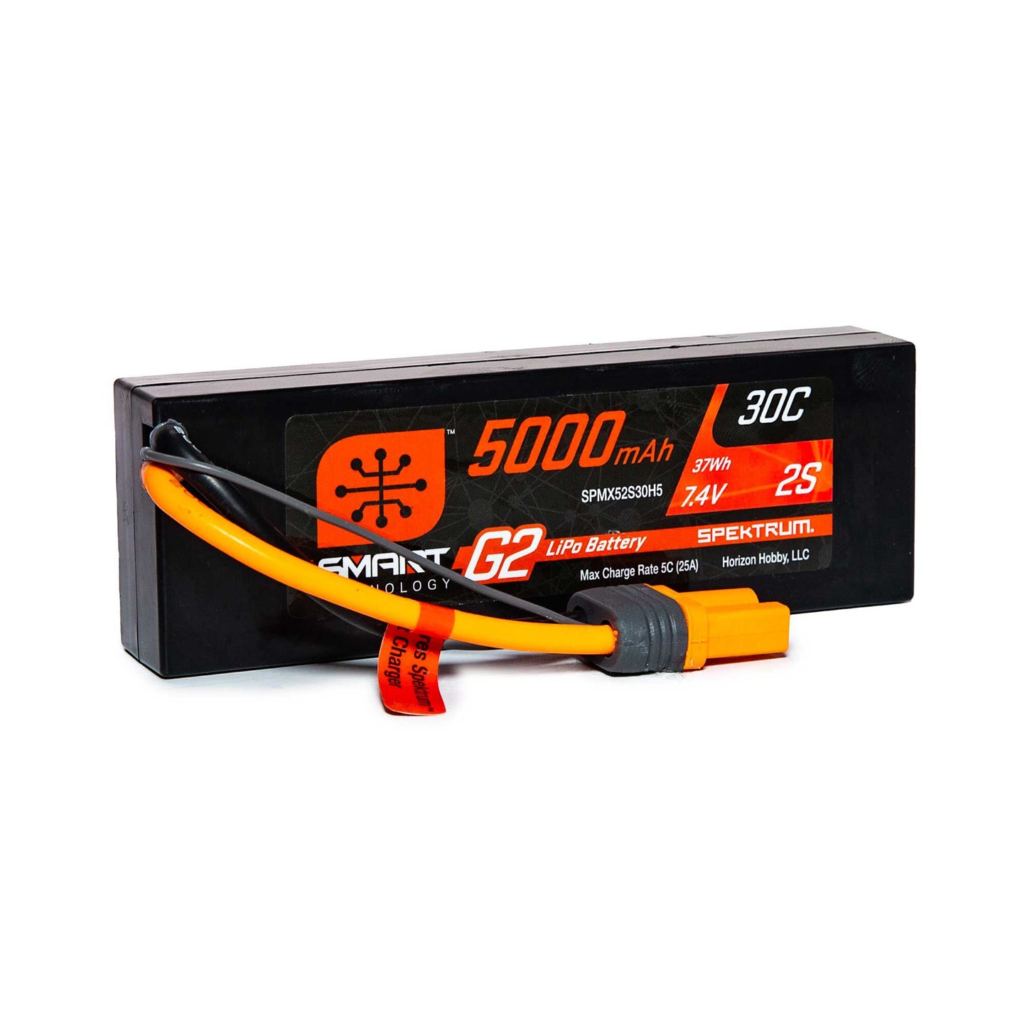 5000mAh 7.4V 30C 2S Smart G2 Hardcase LiPo Battery Pack with IC5 Plug (SPMX52S30H5)_1