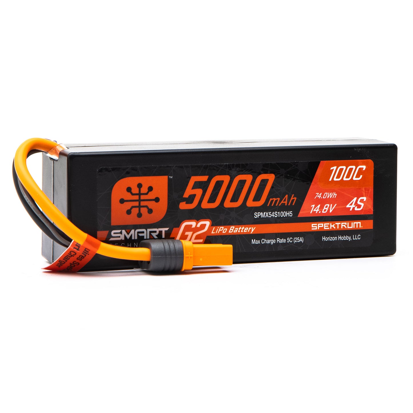5000mAh 14.8V 100C 4S Smart G2 LiPo Battery Pack with IC5 Plug (SPMX54S100H5)_1
