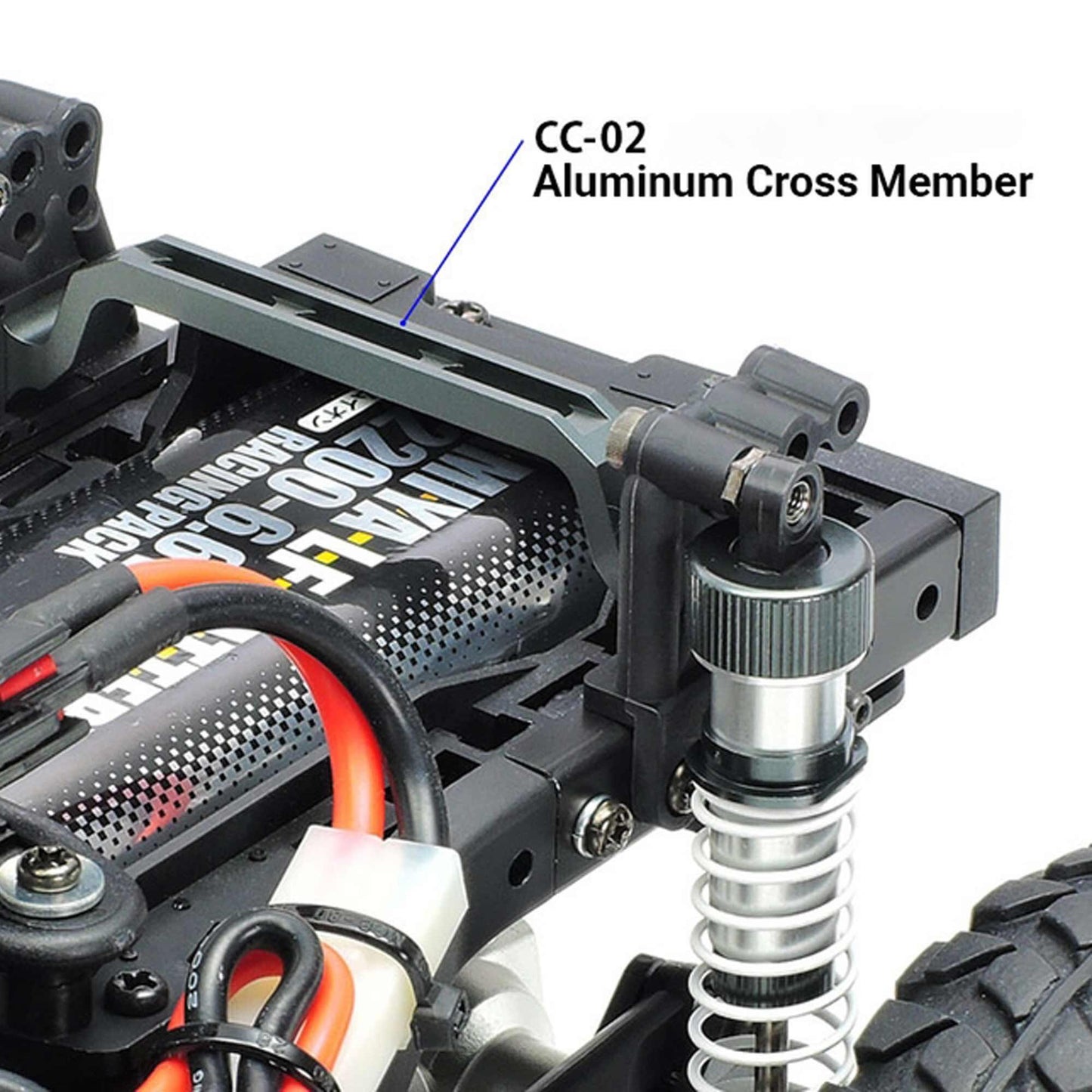 Aluminum Rear Member for CC-02 Chassis (TAM22041)