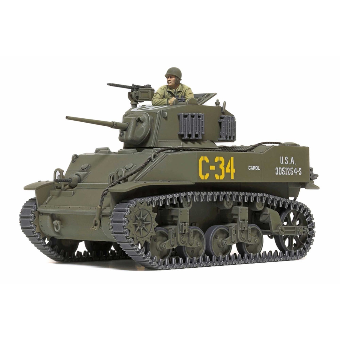 1/48 U.S. Light Tank M5A1 Stuart Plastic Model Kit (TAM32606)